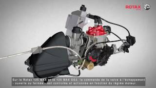 Rotax Max evo : Valve à l’échappement