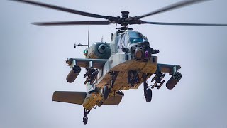 AH-64 APACHE Helicopters Landing After a Mission | INDIAN AIR FORCE