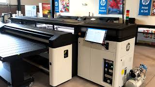 HP Latex R2000+ Printing Precut Steel Panels