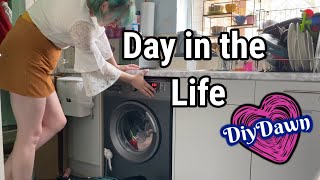 Day in the Life of a full time mom | Cleaning | Chatsworth | DiyDawn