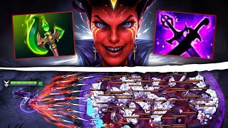 Brutal Magical Burst Queen of Pain 43Kills Parasma + Kaya Sange Builds Dota 2