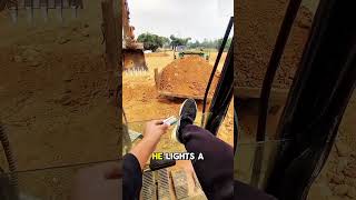 Genius bulldozer driver🚜