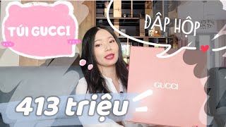 ĐẬP HỘP TÚI GUCCI SYLVIE DA CÁ SẤU SIÊU ĐẮT | Unboxing - Review | MIMI OFFICIAL