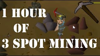 1 Hour of 3 Spot Iron Ore Mining at the New Mining Guild Expansion (55K Mining XP)