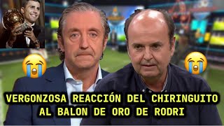 😭🤣LLOROS DE JOSEP PEDREROL Y JUANMA RODRIGUEZ EN EL CHIRINGUITO POR EL BALON DE ORO DE RODRI😭🤣