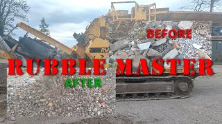 RUBBLE MASTER, grinding rubble, Schutt mahlen, mletje ruševin