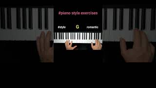 Piano lesson 1# - style exercise - Balassi Band #piano #tutorial #lesson #pianotips #pianotutorial