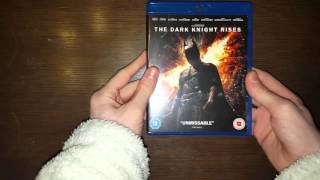 The Dark Knight Rises Bluray Unboxing