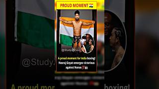 Proud moment for 🇮🇳 #india #neerajgoyat #haryana #proud #motivation #desibalak #boxing #shorts