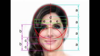 Universal scheme for drawing a person's face