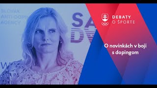 Debaty o Športe so Žanetou Csáderovou o novinkách v boji s dopingom