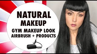 HOW TO CREATE NATURAL MAKEUP | AIRBRUSH | PLUS PRODUCTS | DINIAR | GYM LOOK