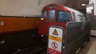 London Underground Bakerloo line trains at Charing Cross station Southbound 28/6/2023