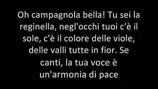 Reginella Campagnola - Voce + testo