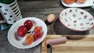 ПРИГОТОВИЛА ВКУСНЫЙ ЗАВТРАК🥚🍅🌶.// НА ОБЕД БУДУТ ЩИ🍲.