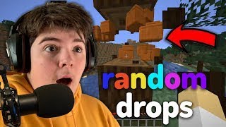 Minecraft But, Block Drop Random Items....