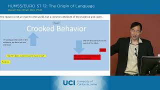 The Origin of Language - 3-3 - Claim, Reason, Evidence, Warrant - Lecture (old)