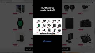 Your Christmas can be hacked?! #Christmas #shorts #IoT Camera #Cybersecurity