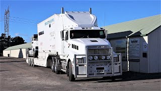 Rare International Transtar prime movers haul Australian race trucks