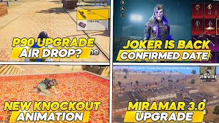 MIRAMAR 3.0 UPGRADE l JOKER IS BACK l P90 UPGRADE AIR DROP PUBG MOBILE