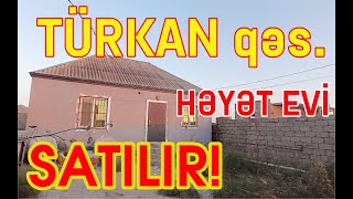 Türkan qəsəbəsi, 2 sot 3 otaq həyət evi SATILIR! Əlaqə 050 970 99 96