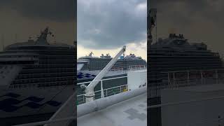 Cruise ship close call 😳 #shorts