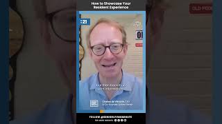 How to Showcase Your Resident Experience - Charles de Vilmorin