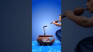 How Snake Charming Works 😨 #shorts (3D ANIMATION)