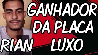 Ganhador da placa luxo do Instagram, Parabéns