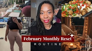 Routine to RESET for the MONTH | FEBRUARY Monthly Reset, 12 Week Year Update, Budgeting & Favorites