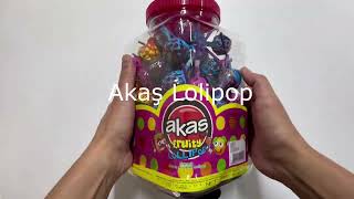 Akaş Fruity Lolipop Karışık Meyve Aromalı Şekerleme 16 gr x 120 Adet