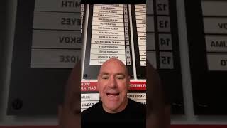 #danawhite is NOT happy with the state of the #ufc rankings system an says changes are coming #mma