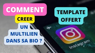 TEMPLATE INSTAGRAM - comment créer un multi-lien dans sa bio ? Template GRATUIT ! (1/2)