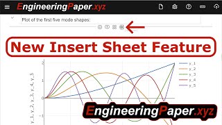 New Insert Sheet Feature for EngineeringPaper.xyz