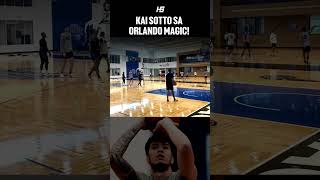 Kai Sotto's shooting drill sa Orlando Magic practice para sa NBA2K24 Summer League!