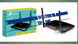 Modem Router 3G/4G TP-link MR-6400 Bisa Langsung Pakai Kartu GSM