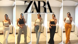 ZARA BASIC TOPS TRY ON HAUL + HOW I WOULD STYLE THEM