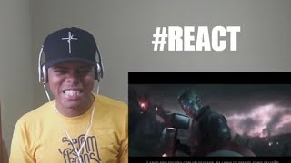 React - Rap do Capital América (ULTIMATO) // Deus do trovão (TK RAPS)