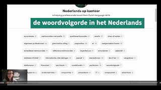 zakelijk Nederlands B1/B2 - woordvolgorde in de bijzin - word order in subclause #learndutch #nt2