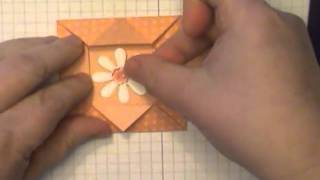 Shadowbox Card - Origami Folding