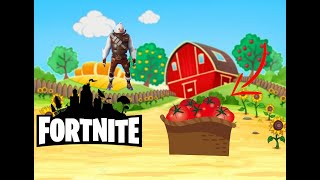 Collect a tomato basket from a nearby farm , All Locations - Fortnite Week 4 Challenges guide