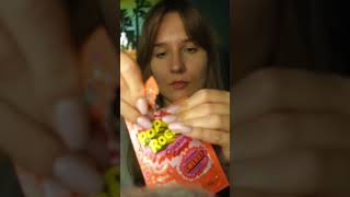 strzelające cukierki POP ROCKS 🍒 ASMR po polsku #shorts