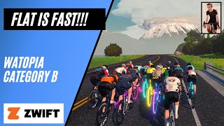 Flat is Fast Finale! // Stage 5B Watopia Flat Route // Zwift Racing