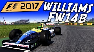 F1 2017 WILLIAMS FW14B AT SILVERSTONE! (F1 2017 Classic Cars Gameplay)