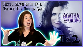 AGATHA ALL ALONG 1x2 REACTION!! "Circle Sewn with Fate Unlock / Thy Hidden Gate" 🧙‍♀️🧹