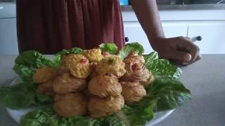 بطاطس مهروسة في الفرن على شكل (بيتي فور Pommes duchesse