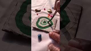 green heart 💚#craft #youtubeshorts #shorts #youtube #canvaspaint