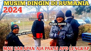 KEBAGIAN JUGA MUSIM DINGIN DI RUMANIA EROPA ‼️