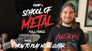 EMP x Full Force | School Of Metal | How to play metal guitar with Mate Bodor of Alestorm