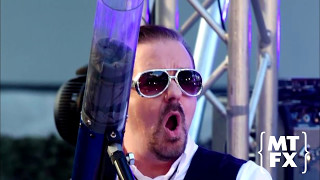 CO2 Jets & T Shirt Gun David Brent Life on the Road Premiere